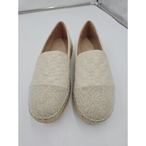 Jijixi Quilted Comfort Loafers Size 245 US 8